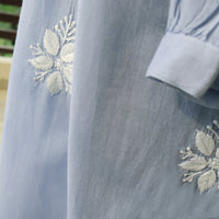 BODHI Hand Embroidered Pure Cotton Long Dress