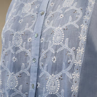 BODHI Hand Embroidered Pure Cotton Long Dress