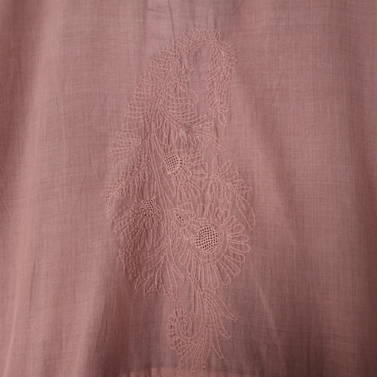 DEVINA Hand Embroidered Pure Cotton Women Long Flared Tunic Dress