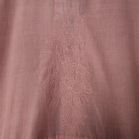 DEVINA Hand Embroidered Pure Cotton Women Long Flared Tunic Dress