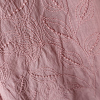 DEVINA Hand Embroidered Pure Cotton Women Long Flared Tunic Dress