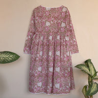 Hiral Pure Soft Cotton Printed Overlap Summer Dress