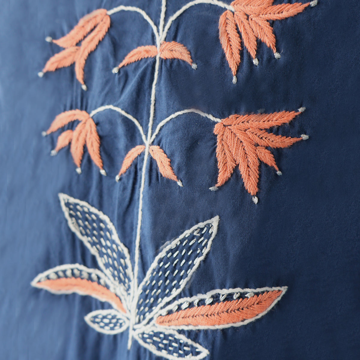 Maina Pure Cotton Printed and Hand Embroidered Tunic