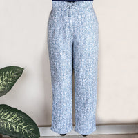 CHITRA Women's Cotton Relaxed Printed Embroidered Pants: Customizable