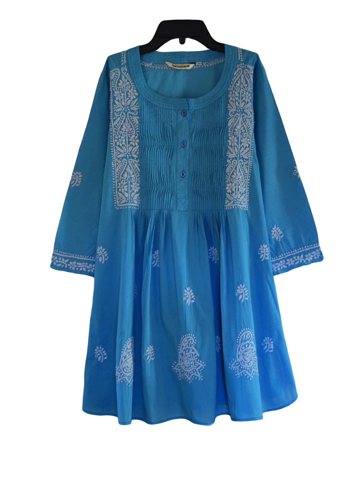 BIBA Hand Embroidered Cotton Tunic (Plus Sizes)