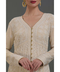 Harini Heavy all over Hand Embroidered Festive Long Kurta, Tunic Dress, Suit set