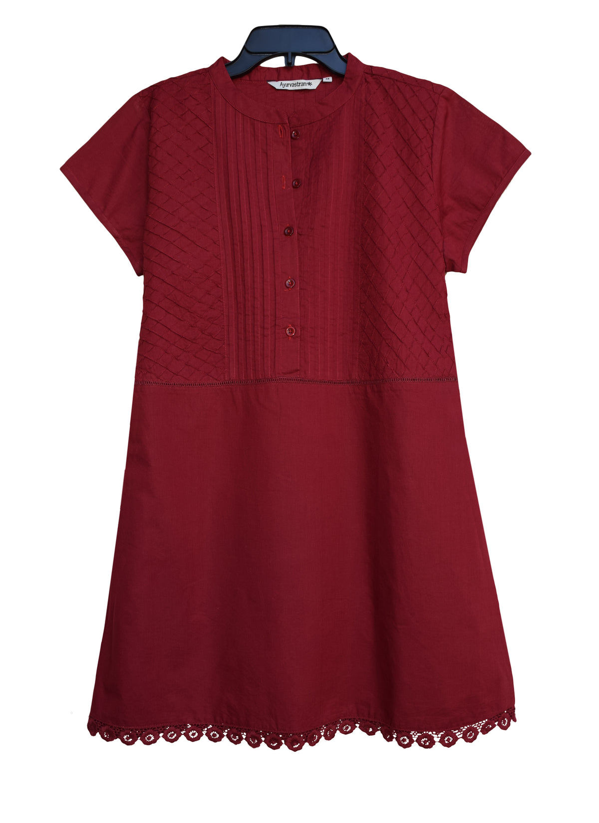 PIKU Pure Cotton Pleated Pintuck Textured Tunic, Top, Kurti