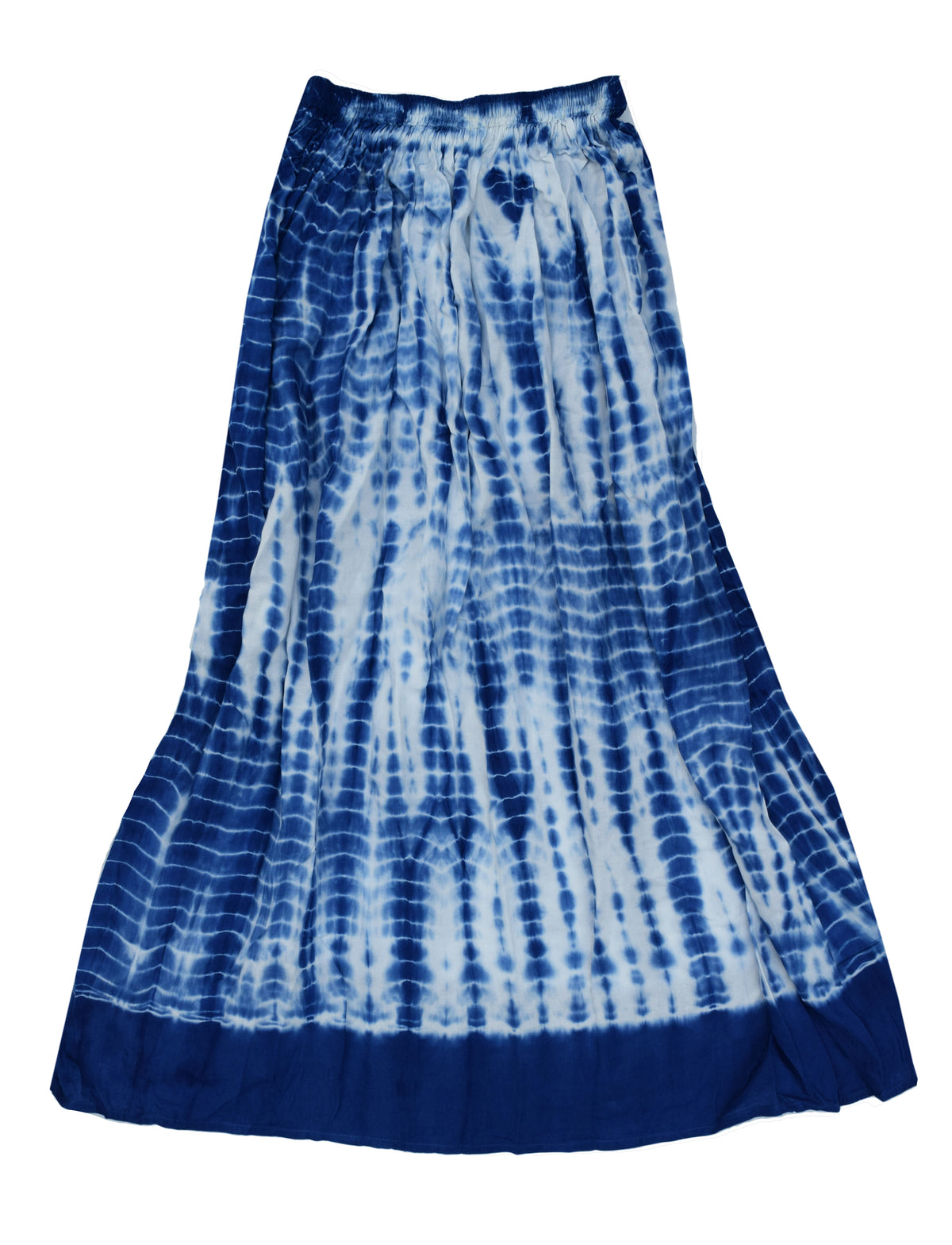 Viscose rayon Crinkled Tie n Dye Skirt