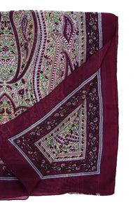 Paisley Silk Printed Scarf