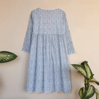 Hiral Pure Soft Cotton Printed Overlap Summer Dress