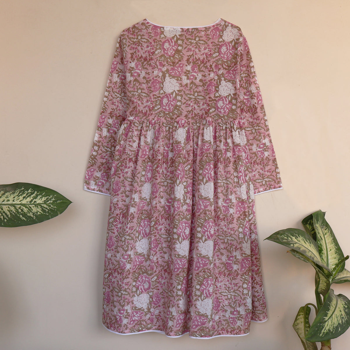 Hiral Pure Soft Cotton Printed Overlap Summer Dress