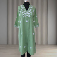 JAIE Pure Cotton Hand Embroidered Tunic Top Kurta