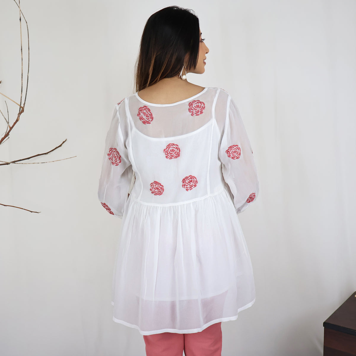 Meghna Georgette Hand Embroidered Tunic