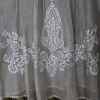 NIMI Chanderi Silk Cotton Hand Embroidered Tunic Dress: Made to Order/Customizable