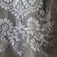 NIMI Chanderi Silk Cotton Hand Embroidered Tunic Dress: Made to Order/Customizable