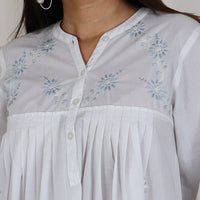 SIMI Pure Cotton Hand Embroidered Tunic Dress