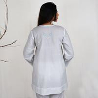 SIMI Pure Cotton Hand Embroidered Tunic Dress