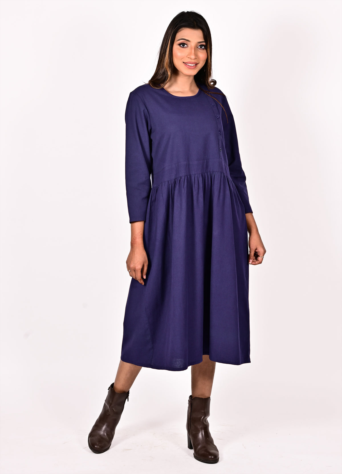 PULOMA Linen-Cotton Dress: Made to Order/Customizable