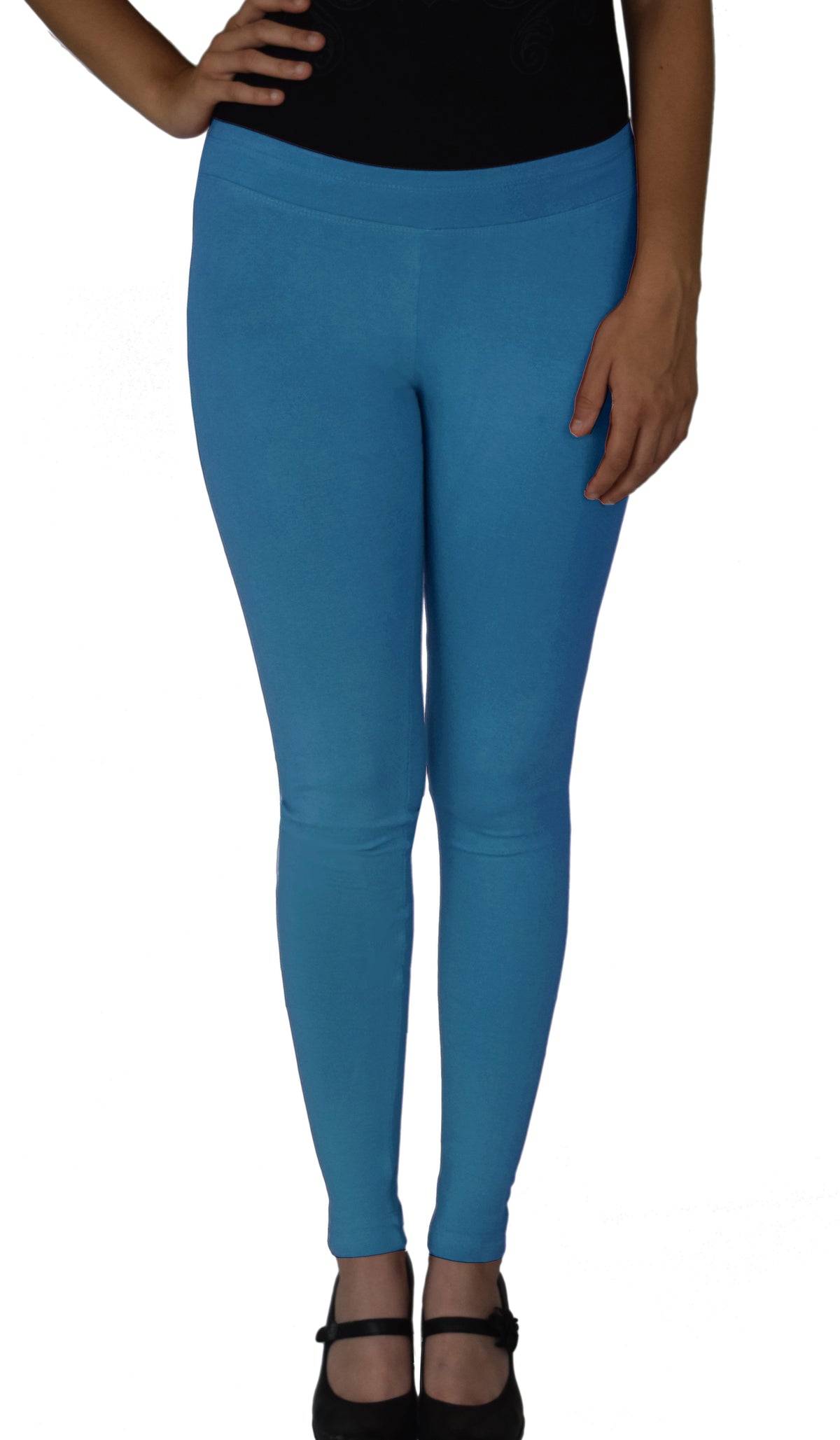 Buy Yogi Ankle Length Cotton with Lycra Leggings for Women and