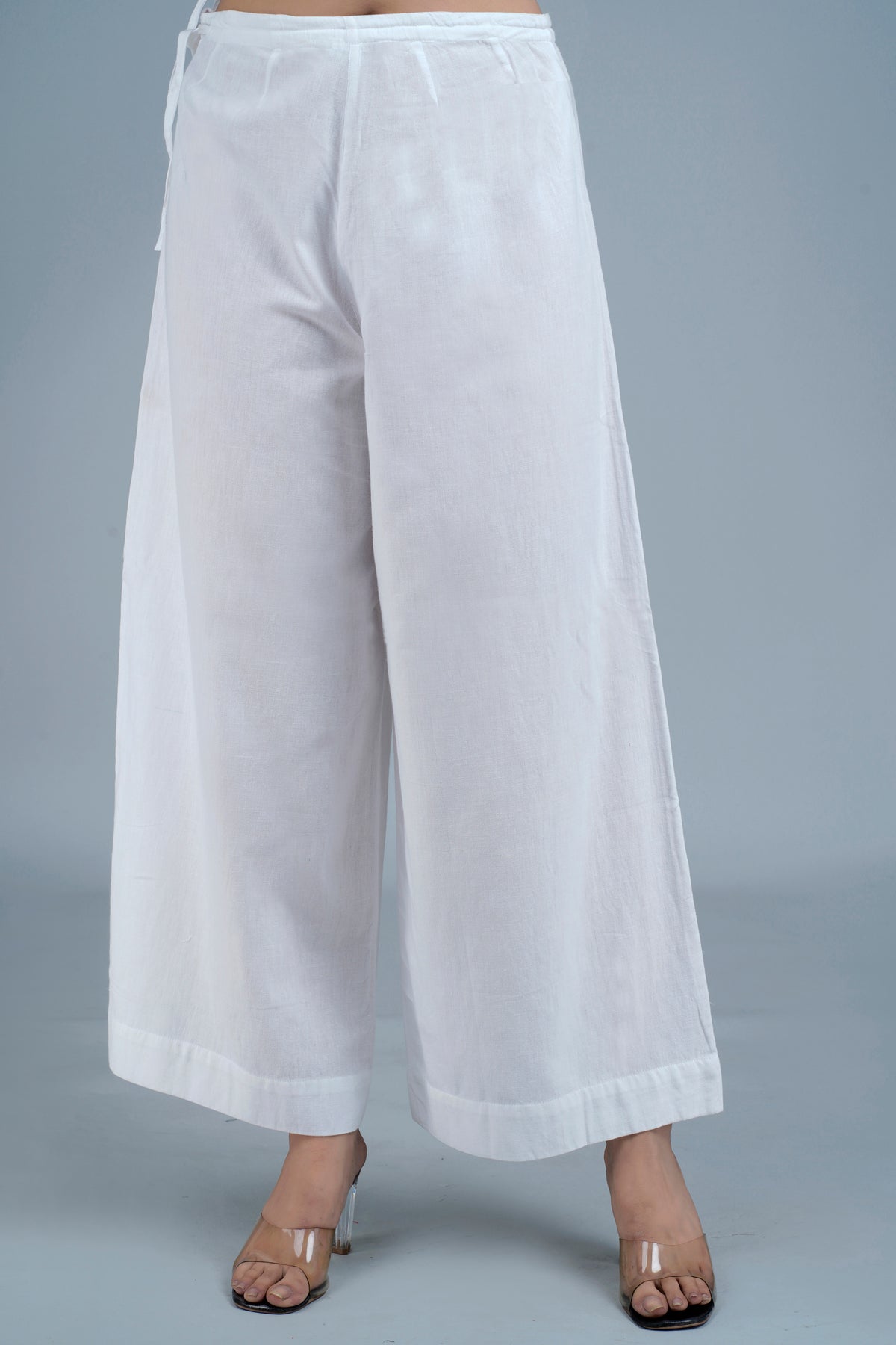 TULYA Women's Pure Cotton Wide Pants: Made to Order and Customizable