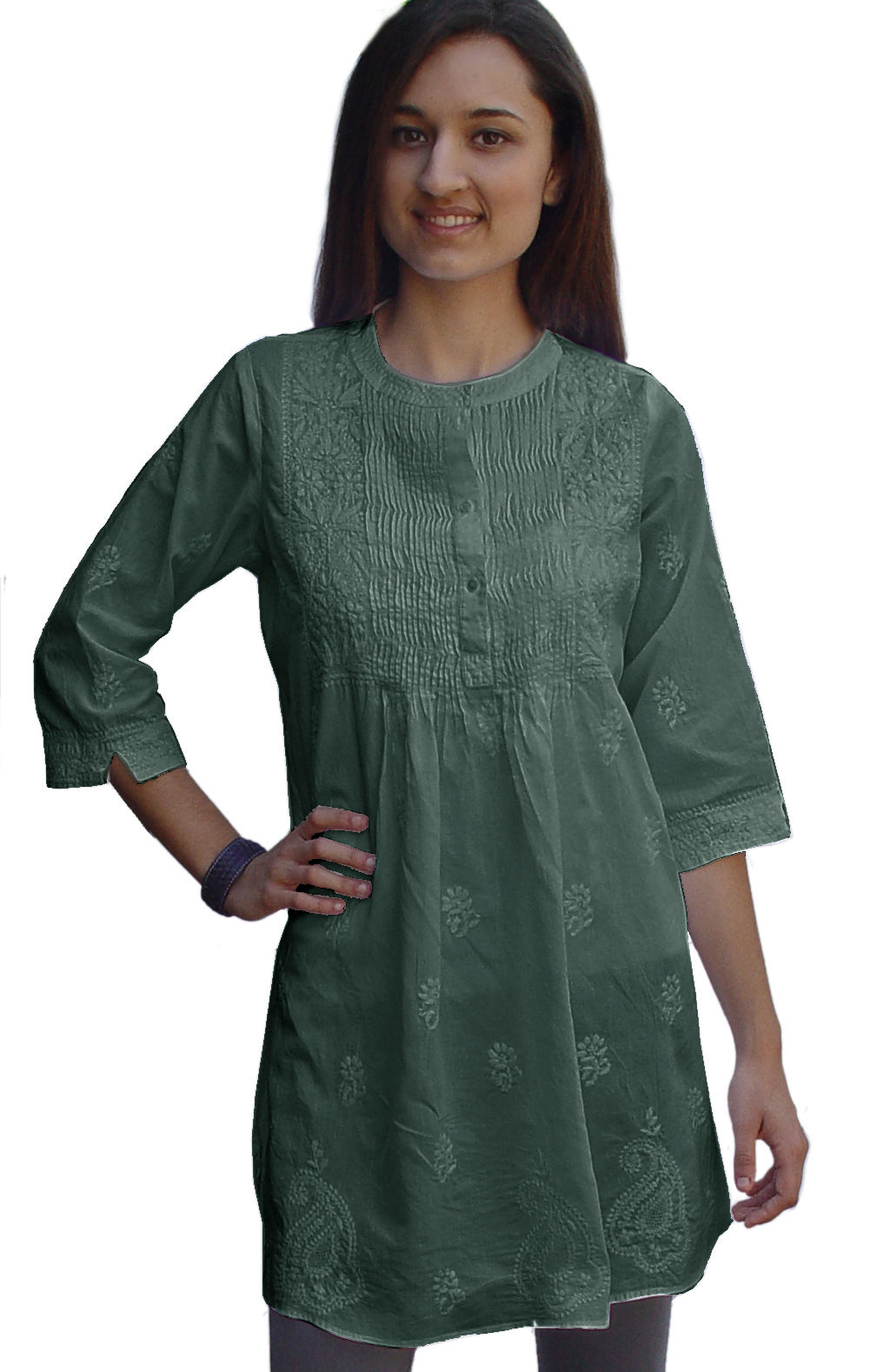 Buy Blue Rayon Flared Printed Kurti () for N/A0.0 | Biba India