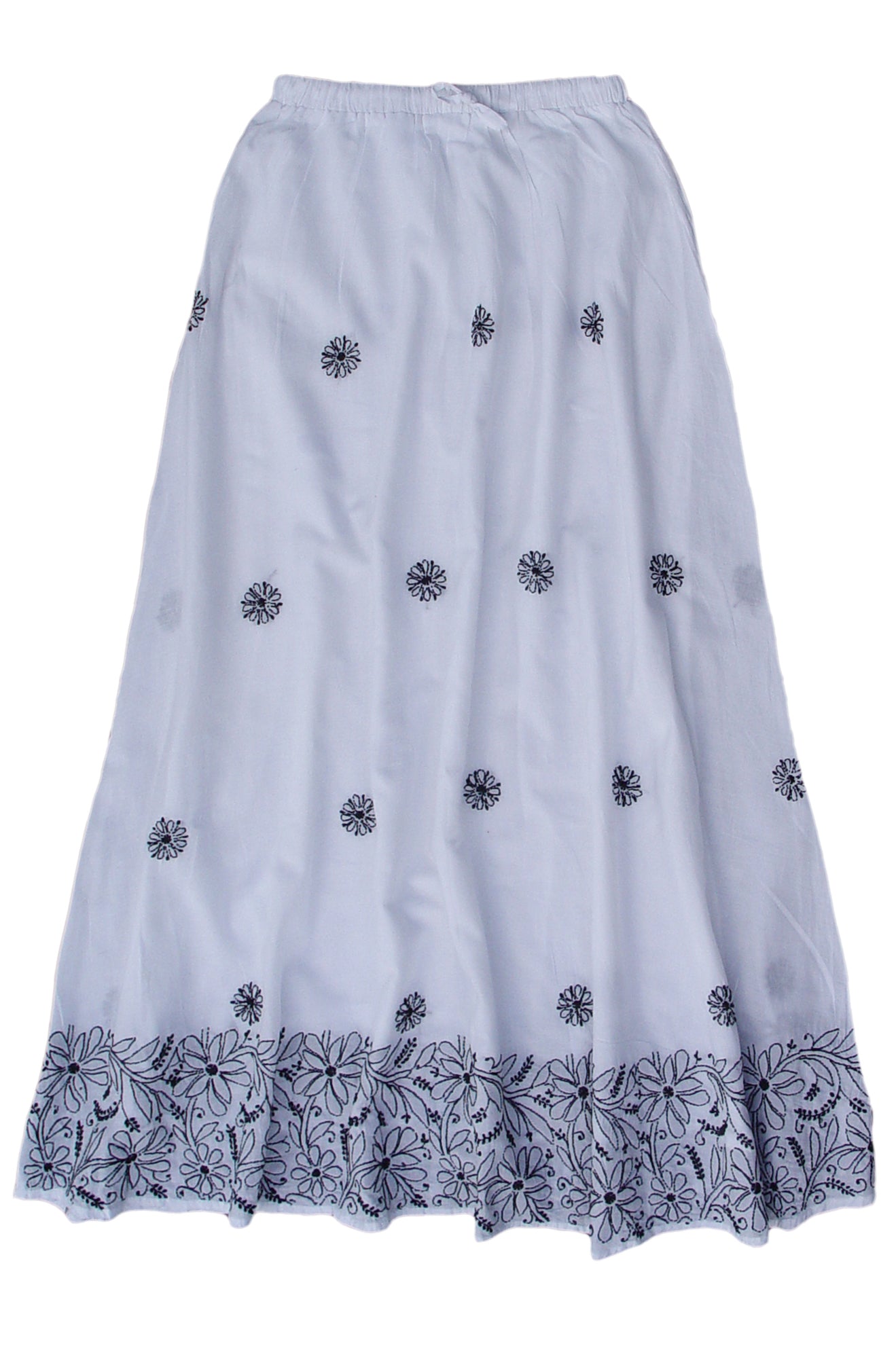ILA Pure Cotton Hand Embroidered Skirt Ayurvastram