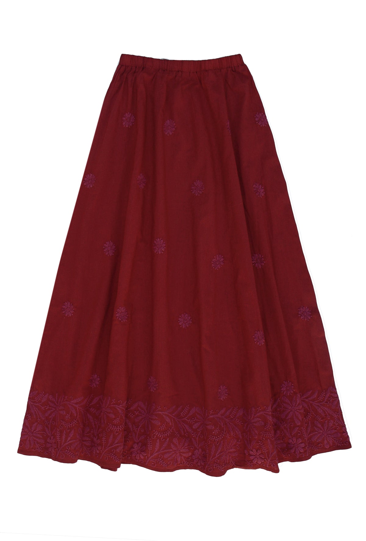 ILA Pure Cotton Hand Embroidered Skirt