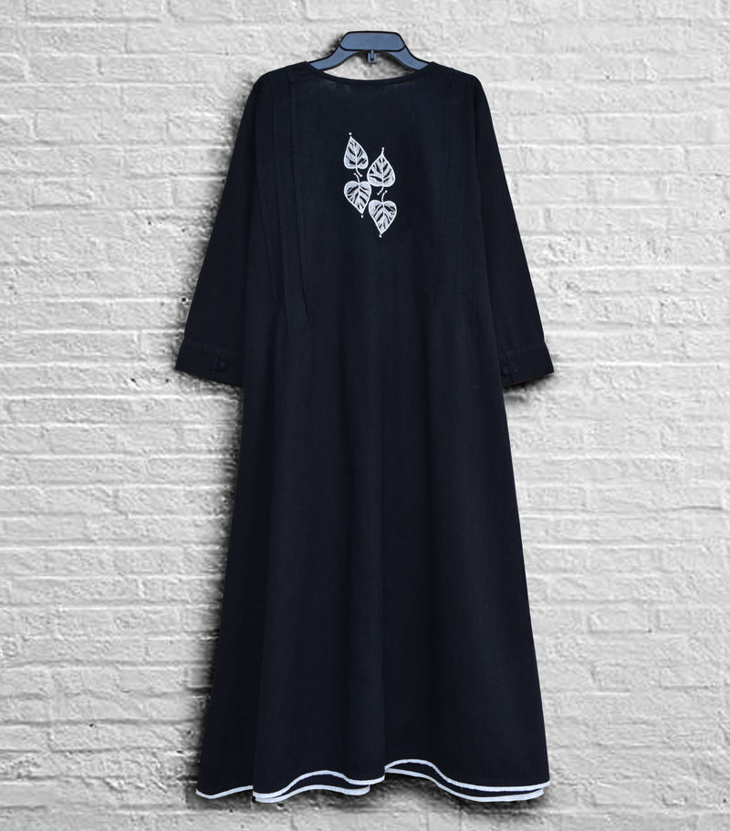 PIPPA Pure Cotton Hand Embroidered Long Dress: Made to Order/Customizable