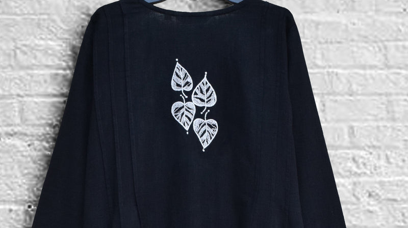 PIPPA Pure Cotton Hand Embroidered Long Dress: Made to Order/Customiza ...