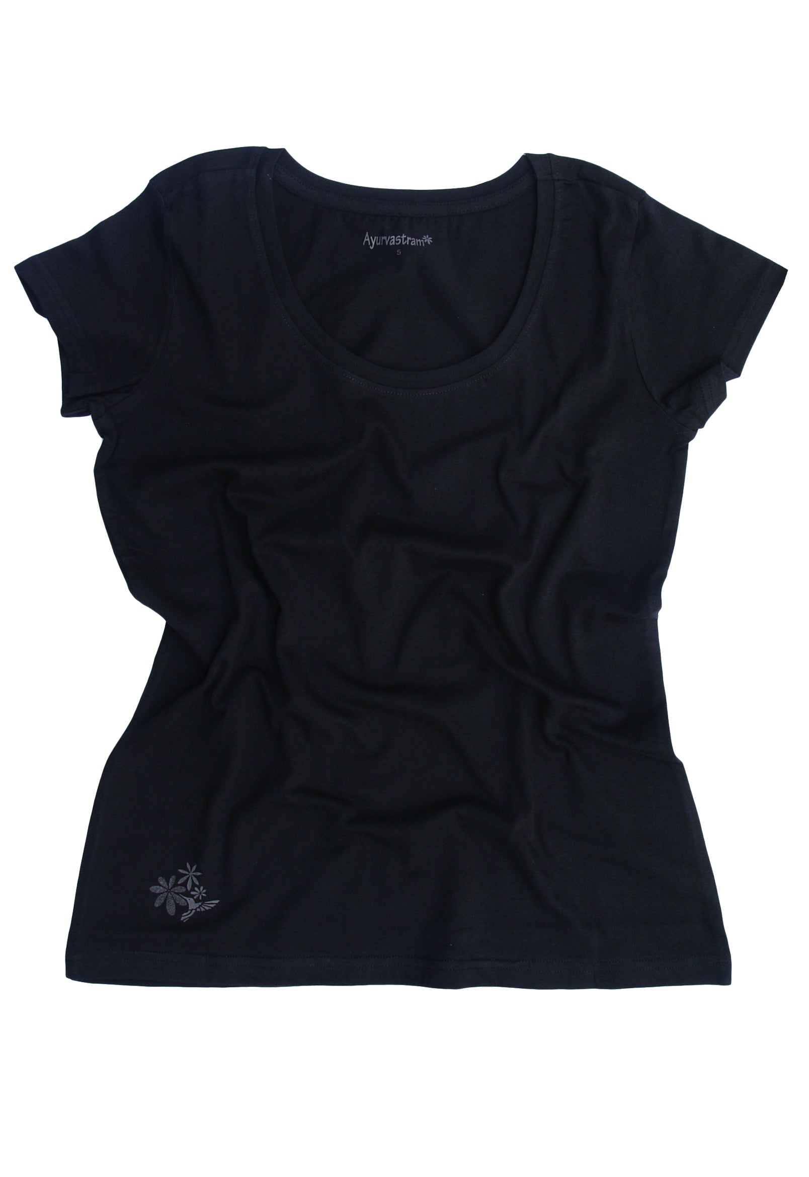 Ladies black deals jersey shirt