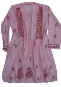 BIBA Hand Embroidered Cotton Tunic (Regular Sizes)