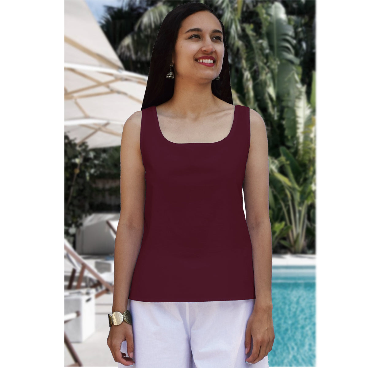 Women's Basic Short Cotton Camisoles ( Additional colors): Made to Order, Customizable