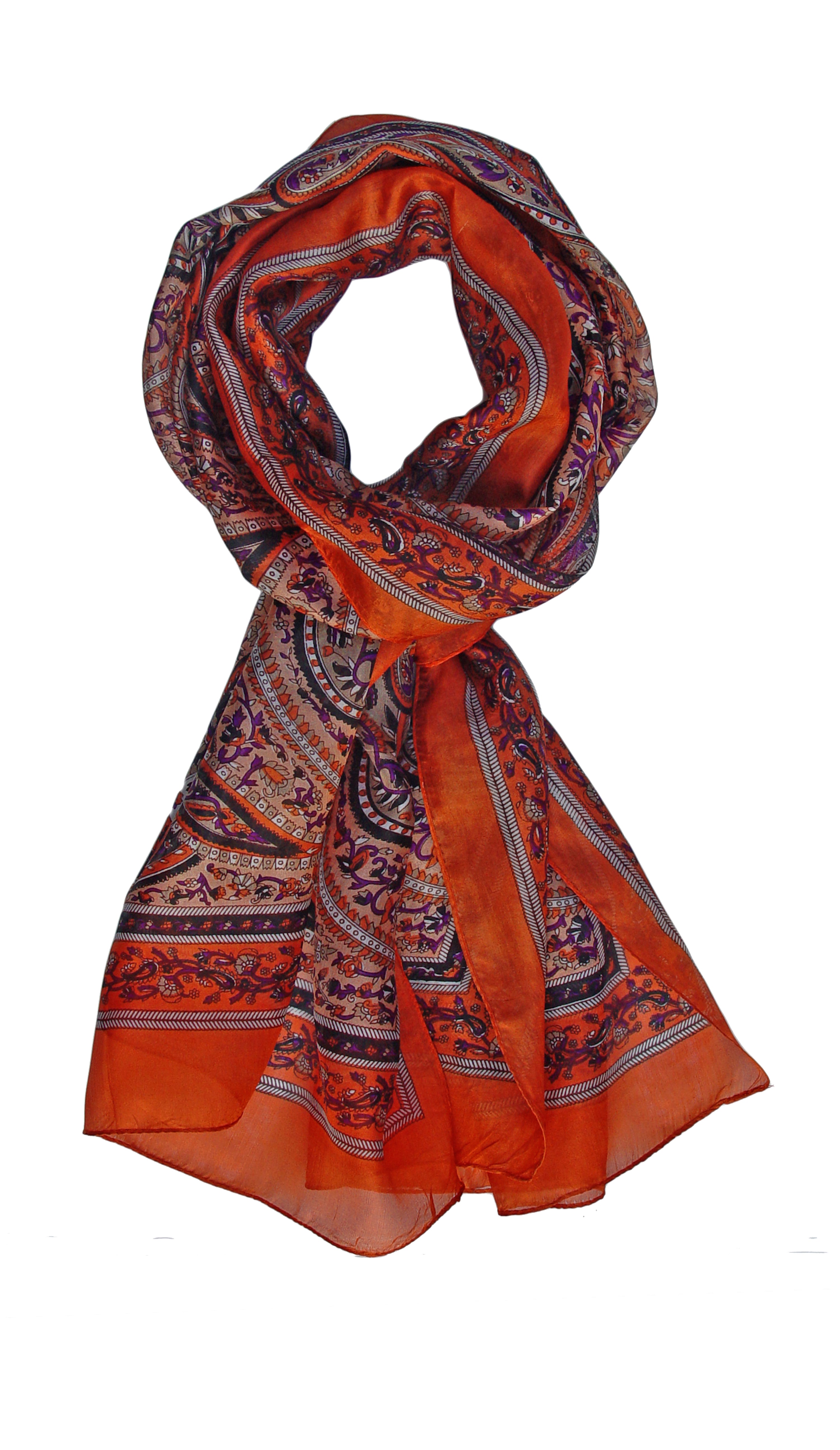 Èaphi エフィ INDIA PATTERN SATIN SCARF Èaphi エフィ INDIA PATTERN SATIN SCARF - メルカリ