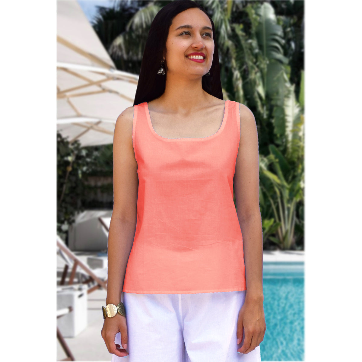 Women's Basic Short Cotton Camisoles ( Additional colors): Made to Ord –  Ayurvastram