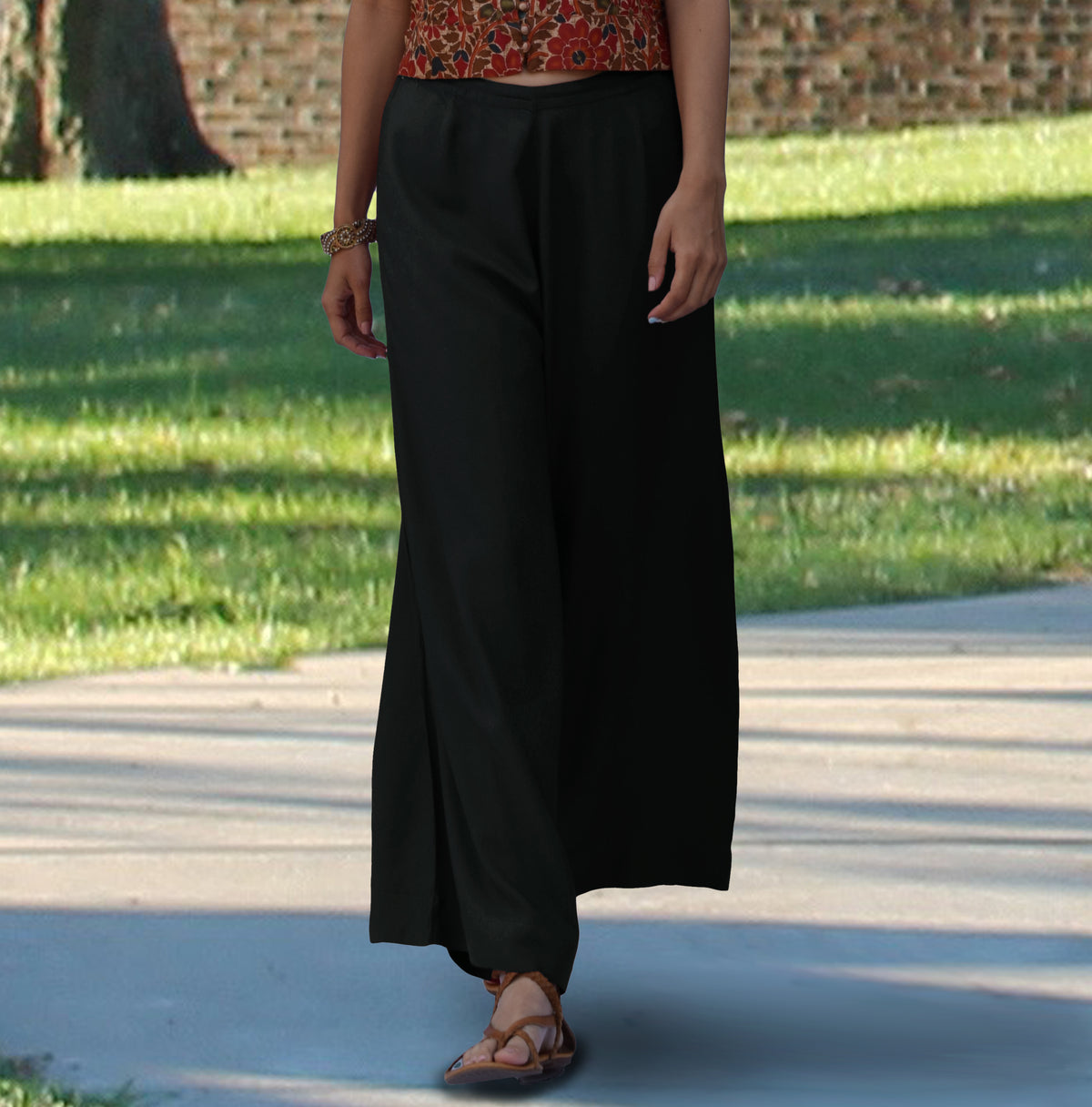 Elora Wide Legged Flared Rayon Summer culotte Pants: Made to Order